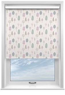Forest Ramble, Evening Pinks - Roller Blind